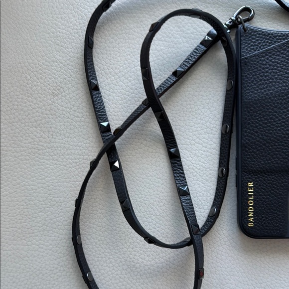 Black Sandqvist Phone Case with Strap - Picture 2 of 5